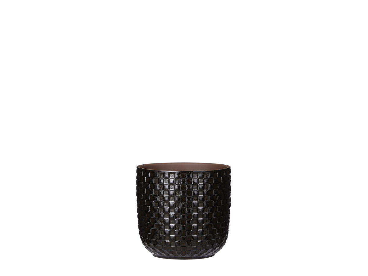 עציץ דן שחור - 13.5 ס"מ