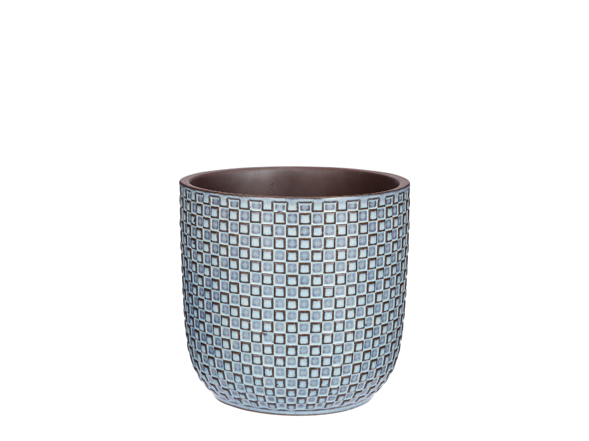 עציץ דן כחול - 19 ס"מ