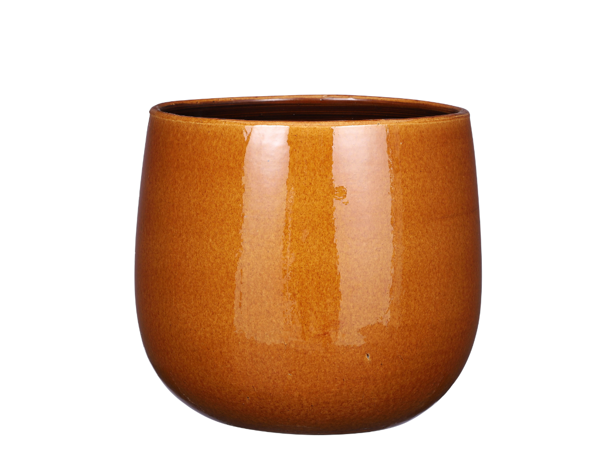 עציץ עגול פלויד בג' - 29 ס"מ