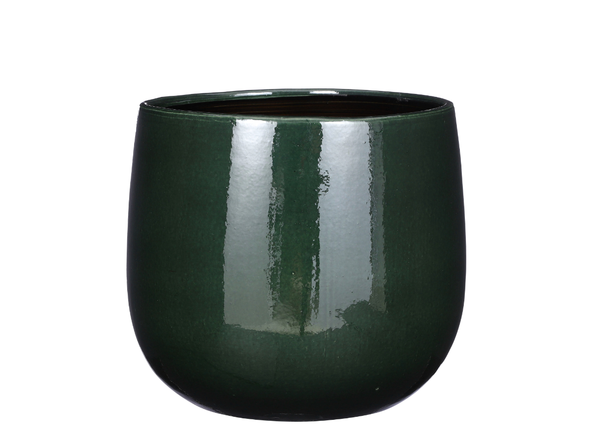 עציץ פאבלו ירוק כהה - 29 ס"מ