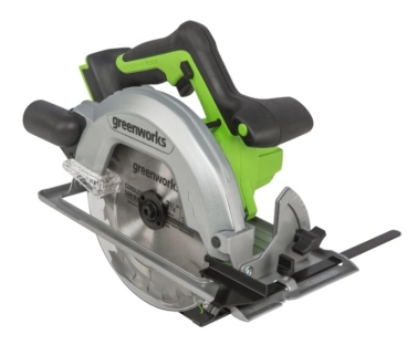 מסור עגול GREENWORKS 24V מקצועי עם מנוע Brushless, להב 185 מ"מ, מוביל אבק נשלף ומערכות בטיחות מתקדמו