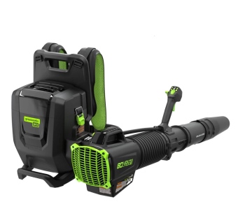 מפוח עלים נישא GREENWORKS 80V PRO דגם 99569 עם תא סוללות כפול, מנוע Brushless, מהירות אוויר 248 קמ"ש