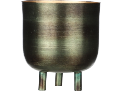 עציץ צ'אד על רגליים ירוק - 13.5 ס"מ - 1063130