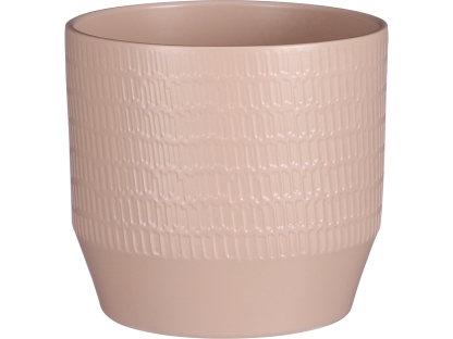 עציץ נולה ורוד בהיר 13.5 ס"מ - 1094419