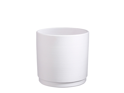 עציץ סער עגול לבן 28 ס"מ - 1094463