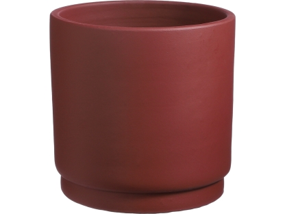 עציץ סער עגול אדום 24 ס"מ - 1094476