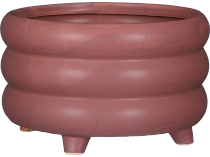 עציץ פלוריאן עגול סגול - 22 ס"מ - 1095008