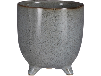 עציץ אילי על רגליים כחול - 12 ס"מ - 1096099