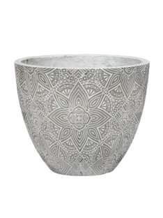 עציץ כרמן אפור - 44 ס"מ - 190724