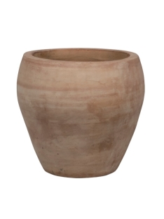 עציץ טרקוטה סטוקהולם עגול תחתית צרה כהה - 27.5 ס"מ - 272541