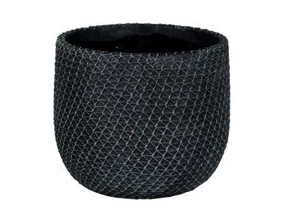 עציץ וניס שחור 14.5 ס"מ