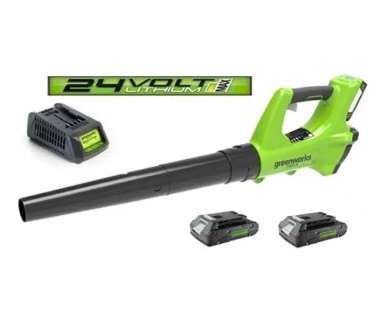 מפוח עלים נטען קומפקטי עם מהירות אוויר 160 קמ"ש ונפח זרימה 560 מ"ק לשעה