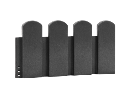 גדר פלסטיק חצי עגולה 40X20 ס"מ