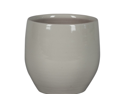 עציץ ליסבון אפור 14 ס"מ