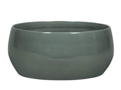 עציץ ליסבון קערה ירקרק 23 ס"מ