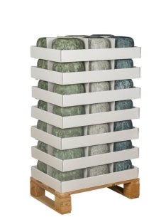 עציץ אלבאס בדיספליי כחול משופשף - 19 ס"מ - 889003