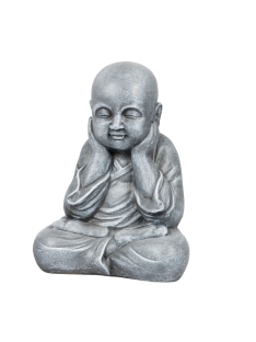 פסל בודהה קרח אפור - 26X40 ס"מ - 915501