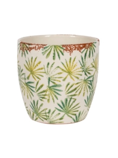 עציץ מאויר גרנדה ירוק בהיר - 16 ס"מ - 923012