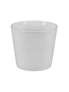 עציץ גלזורה מאלמו בועות לבן - 17 ס"מ - 952303