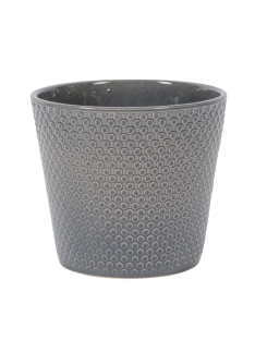 עציץ גלזורה מאלמו בועות אפור - 13 ס"מ - 952351