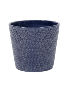 עציץ גלזורה מאלמו בועות כחול - 17 ס"מ - 952373