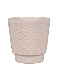 עציץ אודינזה דוגמת מוזאיקה ורוד- 13.5 - 956821