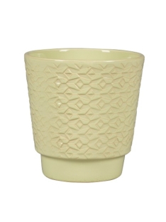 עציץ אודינזה דוגמת מוזאיקה ירוק- 15 ס"מ - 956851