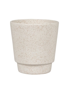 עציץ אודינזה מחוספס לבן - 15 ס"מ - 956921