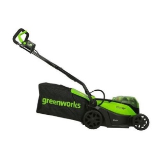 מכסחת דשא GREENWORKS GW48LM36 48V עם רוחב כיסוח 36 ס"מ, מנוע Brushless חכם, 5 מצבי גובה ושלוש אפשרוי