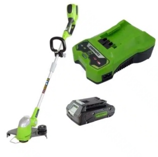 חרמש קנטים נטען מדגם Deluxe עם מהירות 10,000 סל"ד ורוחב חיתוך 30 ס"מ