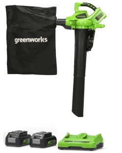 מפוח/שואב עלים נטען עם מנוע Brushless ומהירות אוויר 321 קמ"ש.