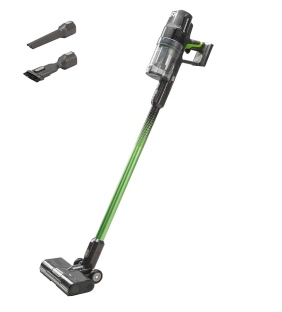 שואב אבק נטען GREENWORKS 24V דגם 99780-1 עם מנוע 500W, כוח יניקה 170AW, מסנן HEPA ומשקל קל של 3.1 ק"