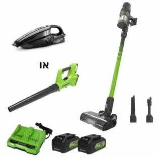 דיל VAC PRO מציע ערכת ניקיון מקצועית עם שואב אבק אלחוטי 24V, שתי סוללות 4 אמפר ומטען כפול מהיר