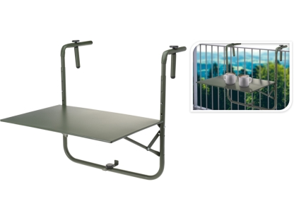 שולחן מרפסת יונידור אפור טאופ - 60X43 ס"מ