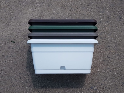 אדנית וולטרה 45 ס"מ- אפורי