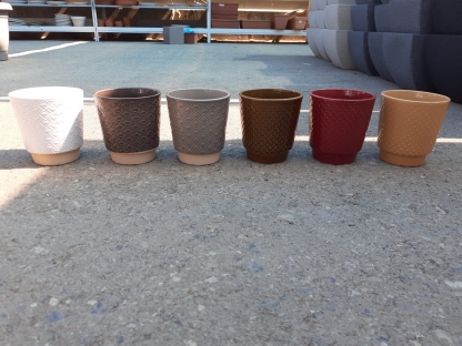 עציץ אודינזה כוכב וינטג' 15.5 ס"מ