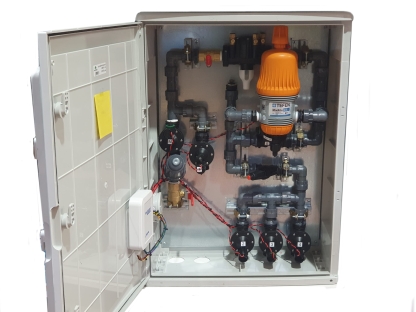 ארון 4 הפעלות DC - בקר נטפים