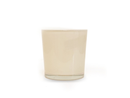 בית עציץ לסחלב זכוכית לבן