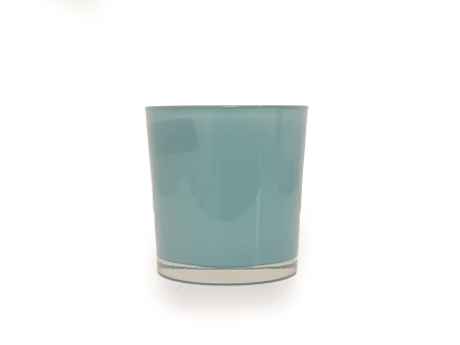 בית עציץ לסחלב זכוכית תכלת