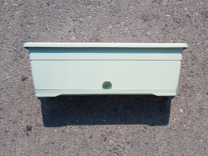 אדנית+תחתית ורסיליה 50 ס"מ- ירקרק