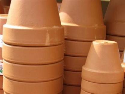 עציץ טרקוטה 21 ס"מ - צבע חום