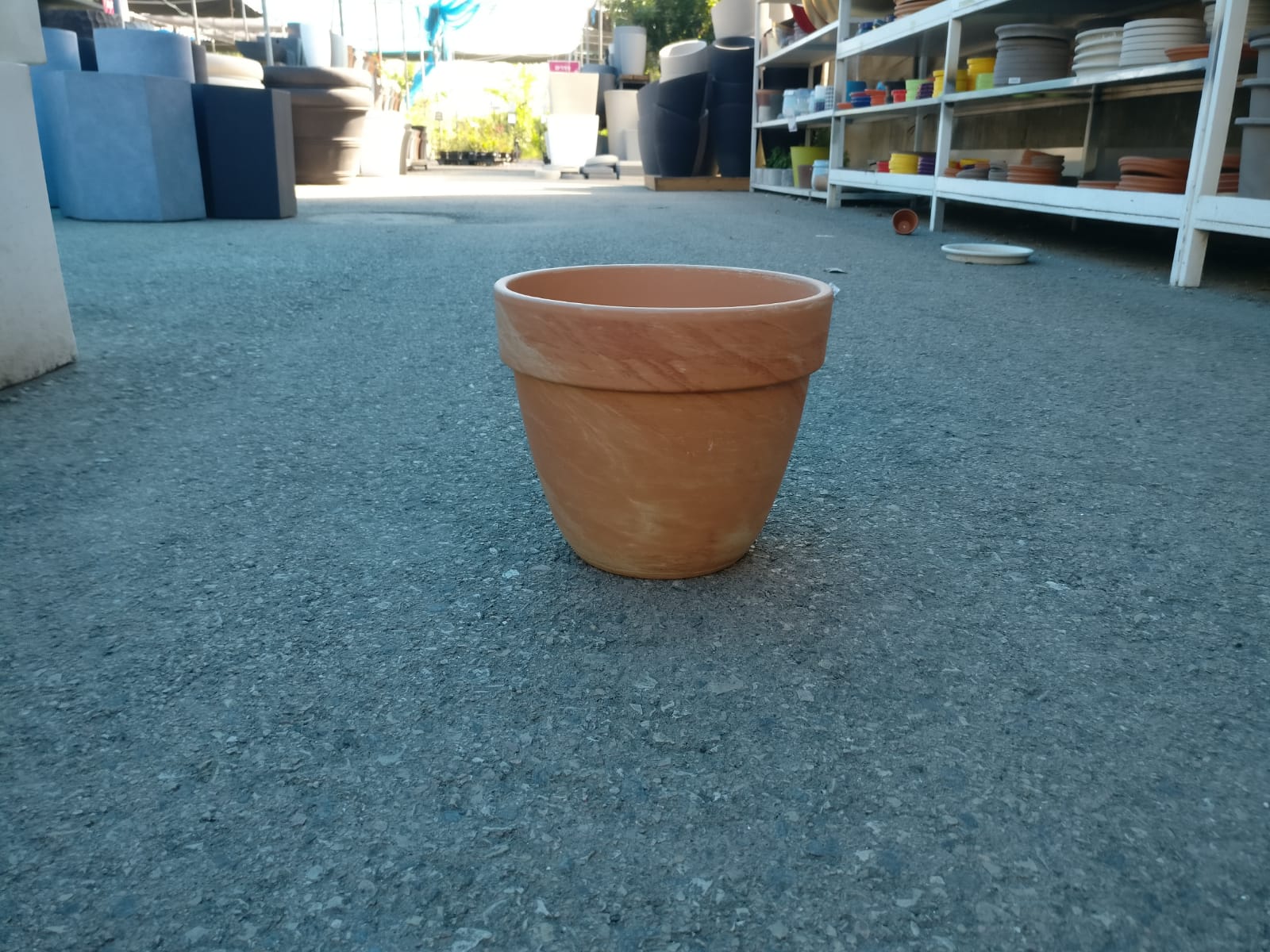 עציץ טרקוטה חום בהיר לבנטה ק. 23 ס"מ