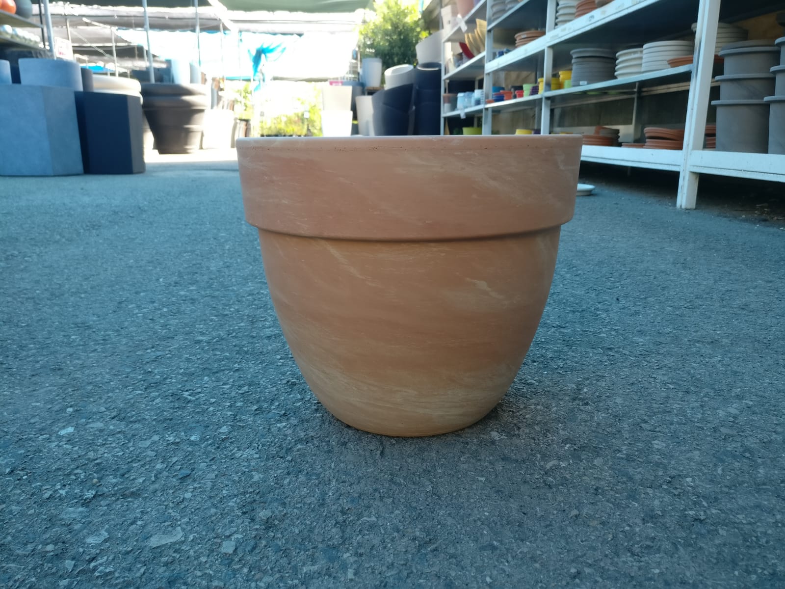 עציץ טרקוטה חום בהיר לבנטה ק. 29 ס"מ