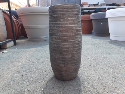 עציץ סולאנו מוגבה זהב עתיק 22 ס"מ