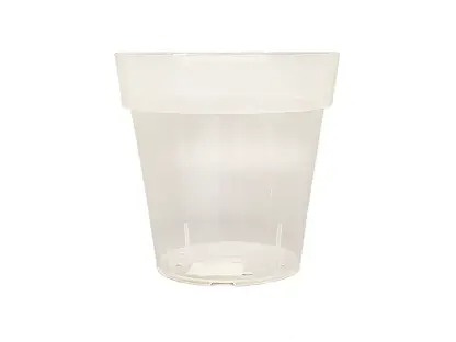 עציץ סחלב איריס שקוף - 17 ס"מ