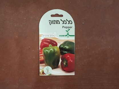 זרעי פלפל מתוק