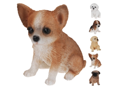 פסל נוי-כלב יושב