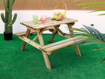 שולחן פיקניק לילדים 90X90X56 ס"מ